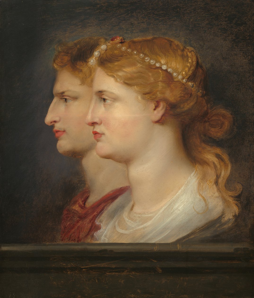 Agrippina och Germanicus, ca. 1614 av Peter Paul Rubens