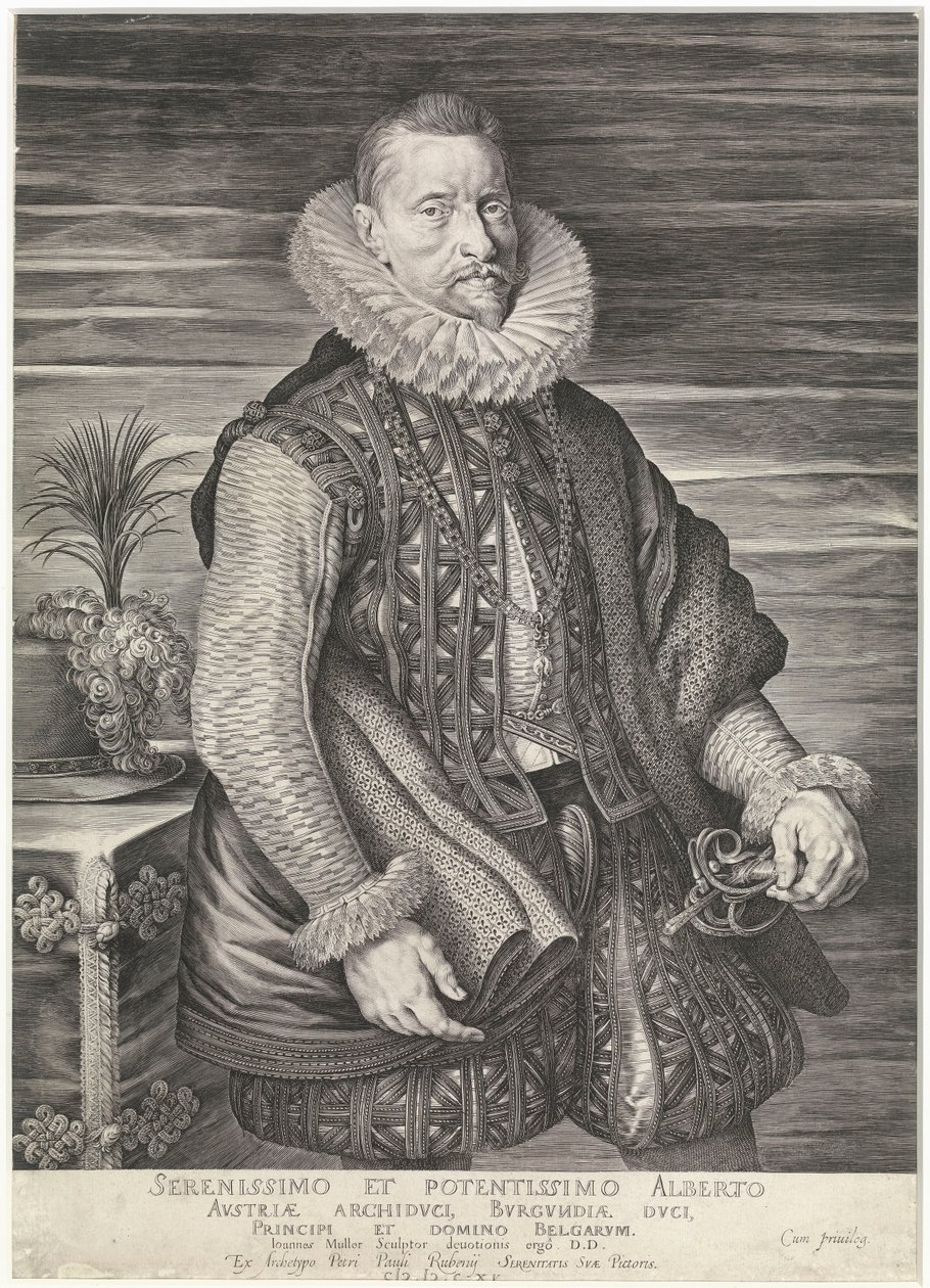 Albrecht, ärkehertig av Österrike av Peter Paul Rubens