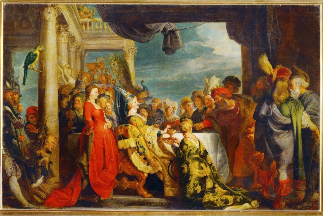 Alboin och Rosamunde av Peter Paul Rubens