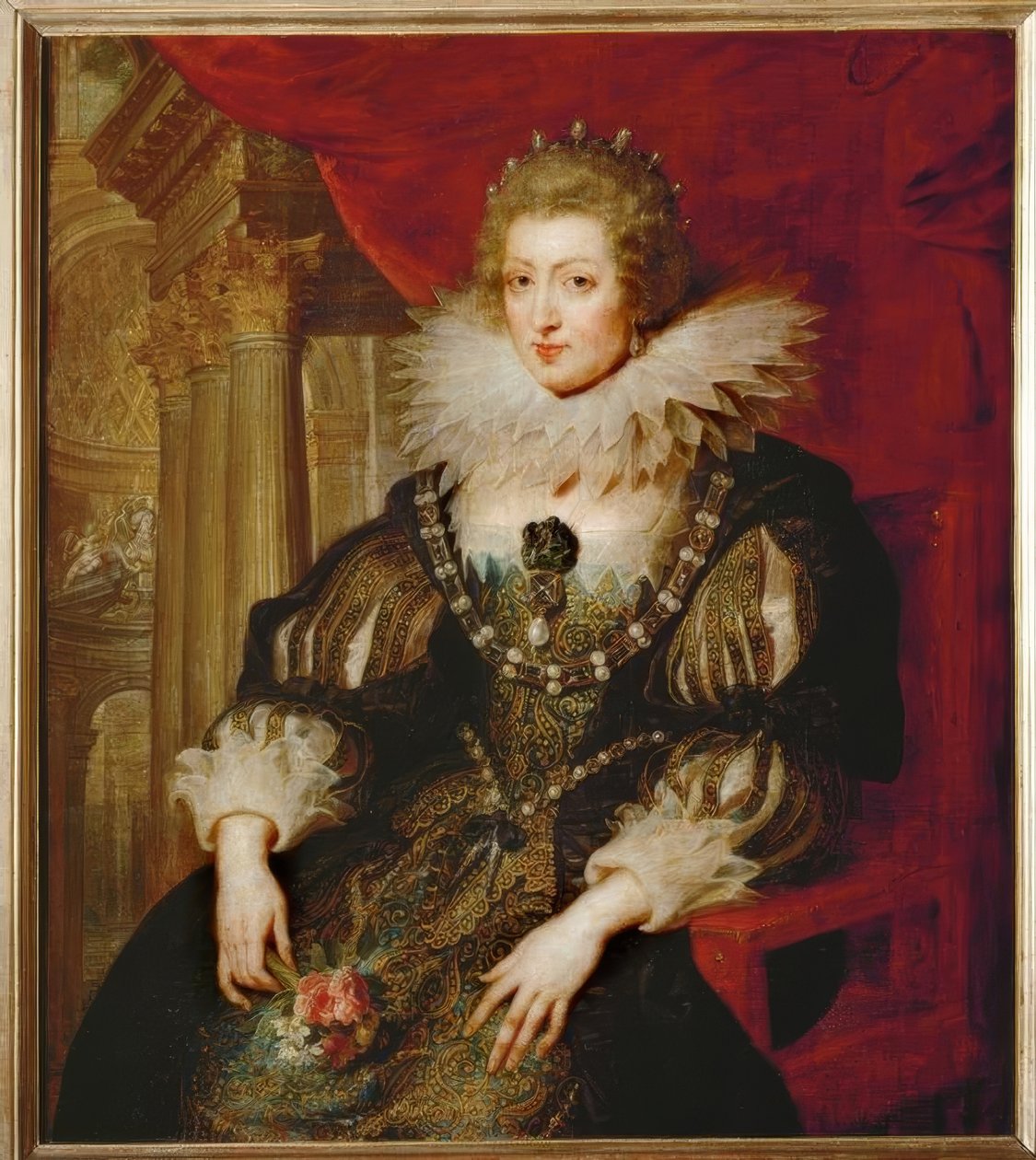 Anna av Österrike av Peter Paul Rubens