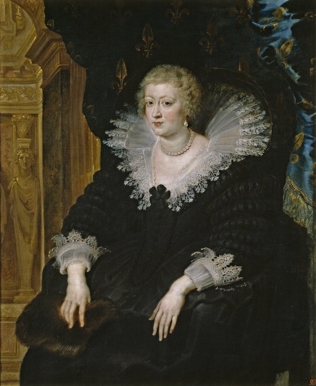 Anna av Österrike (1601-1666), ca 1622 (olja på duk) av Peter Paul Rubens
