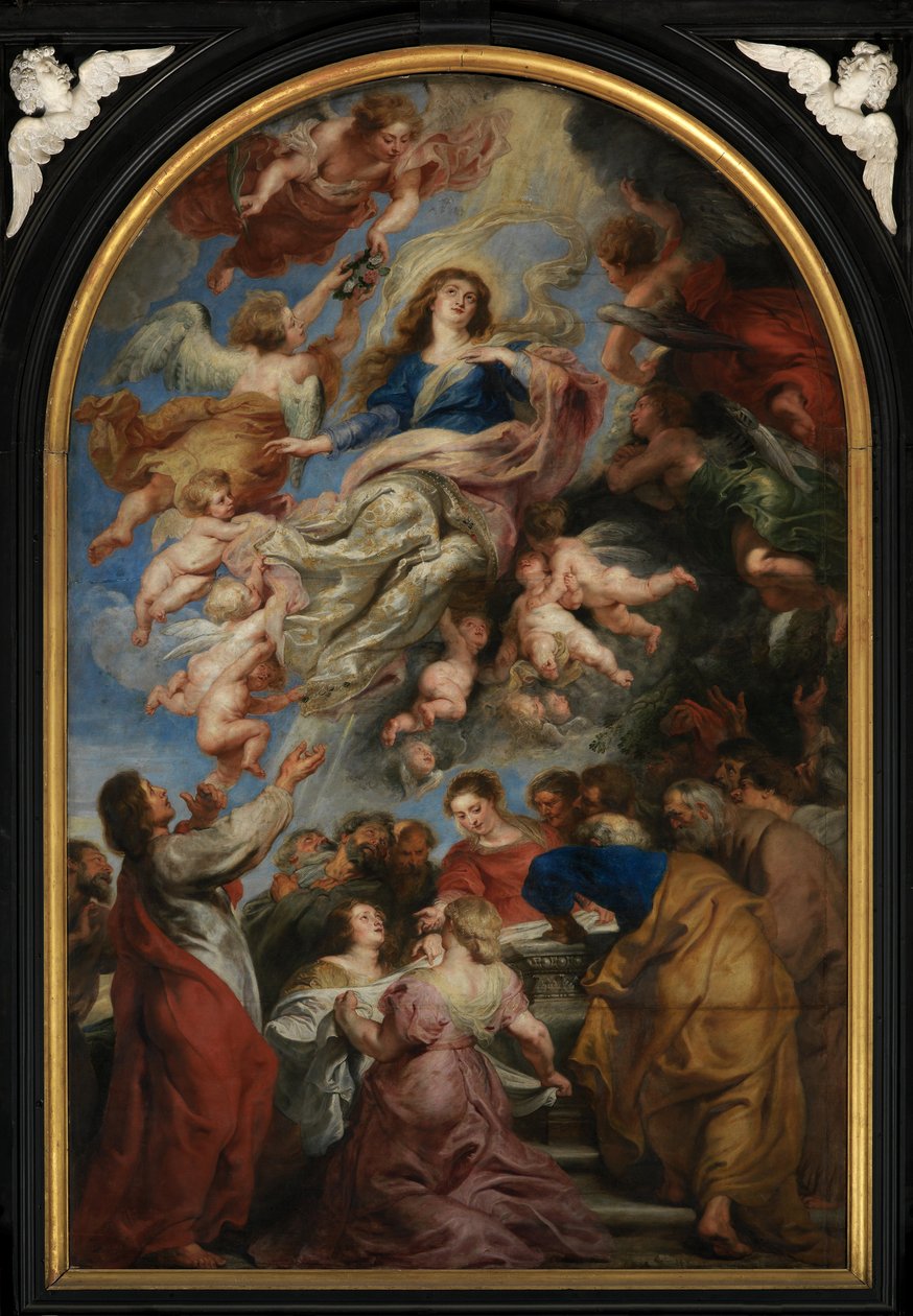Jungfruns antagande av Peter Paul Rubens
