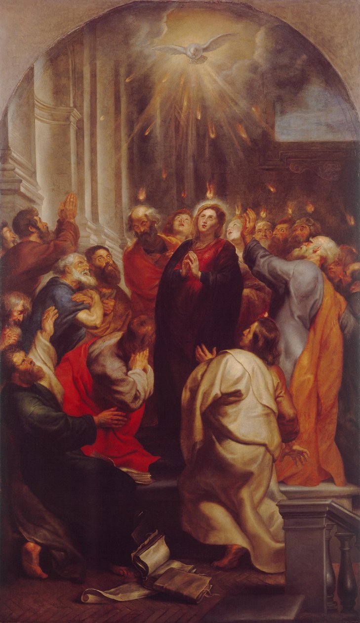 Den Helige Andens utgjutelse av Peter Paul Rubens