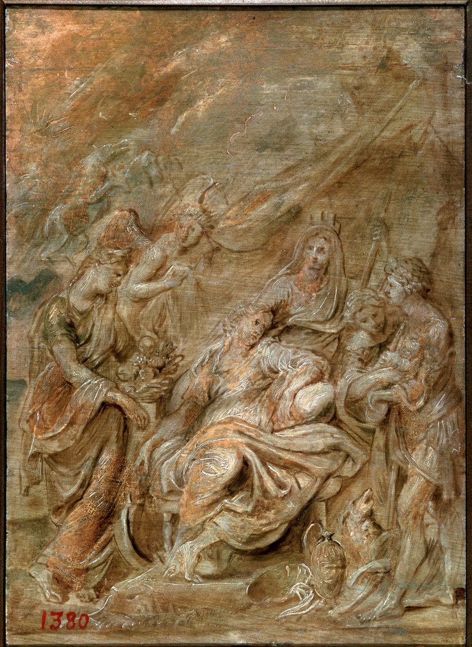 Dauphinens födelse, Ludvig XIII, 1622. av Peter Paul Rubens