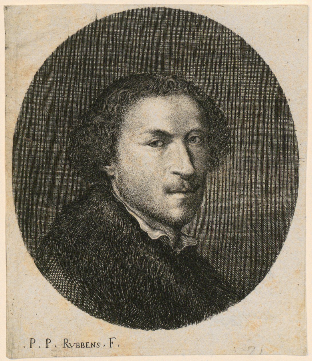 Byst av en man, trekvartsvy åt höger av Peter Paul Rubens