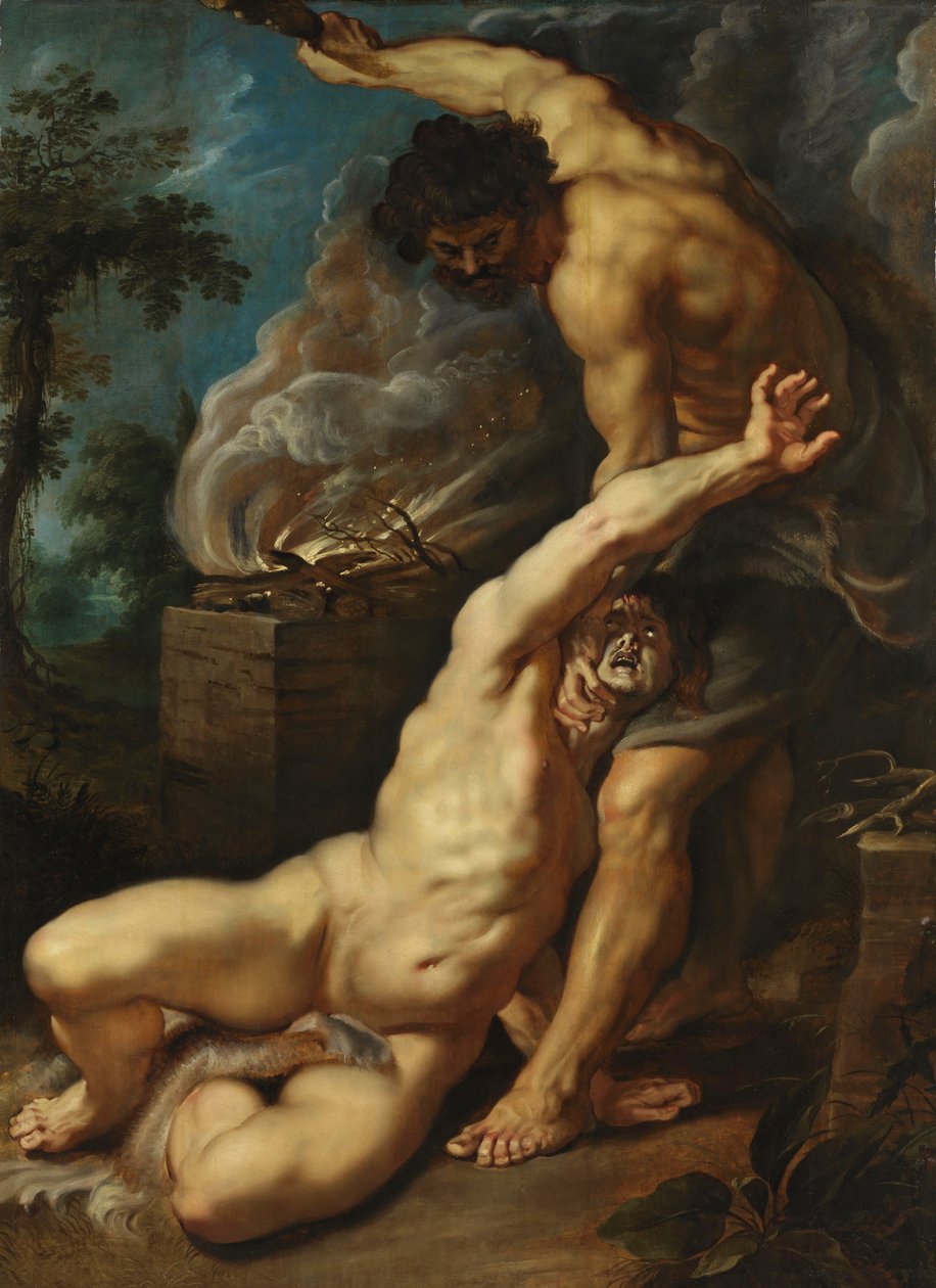 Kain dödar Abel av Peter Paul Rubens