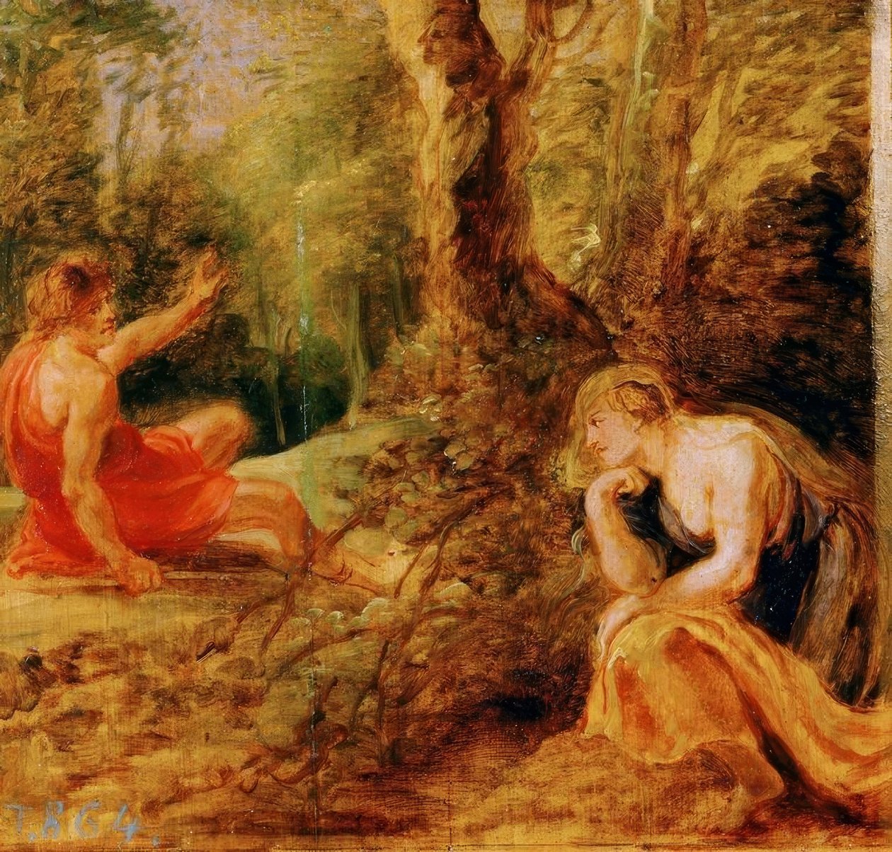 Cephalus och Procris av Peter Paul Rubens