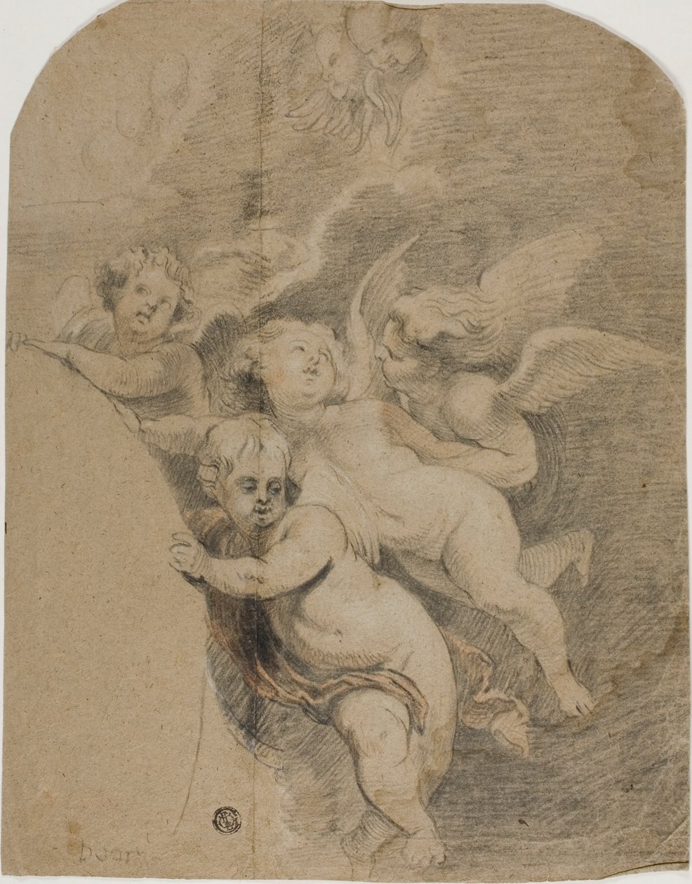 Keruber och putti av Peter Paul Rubens