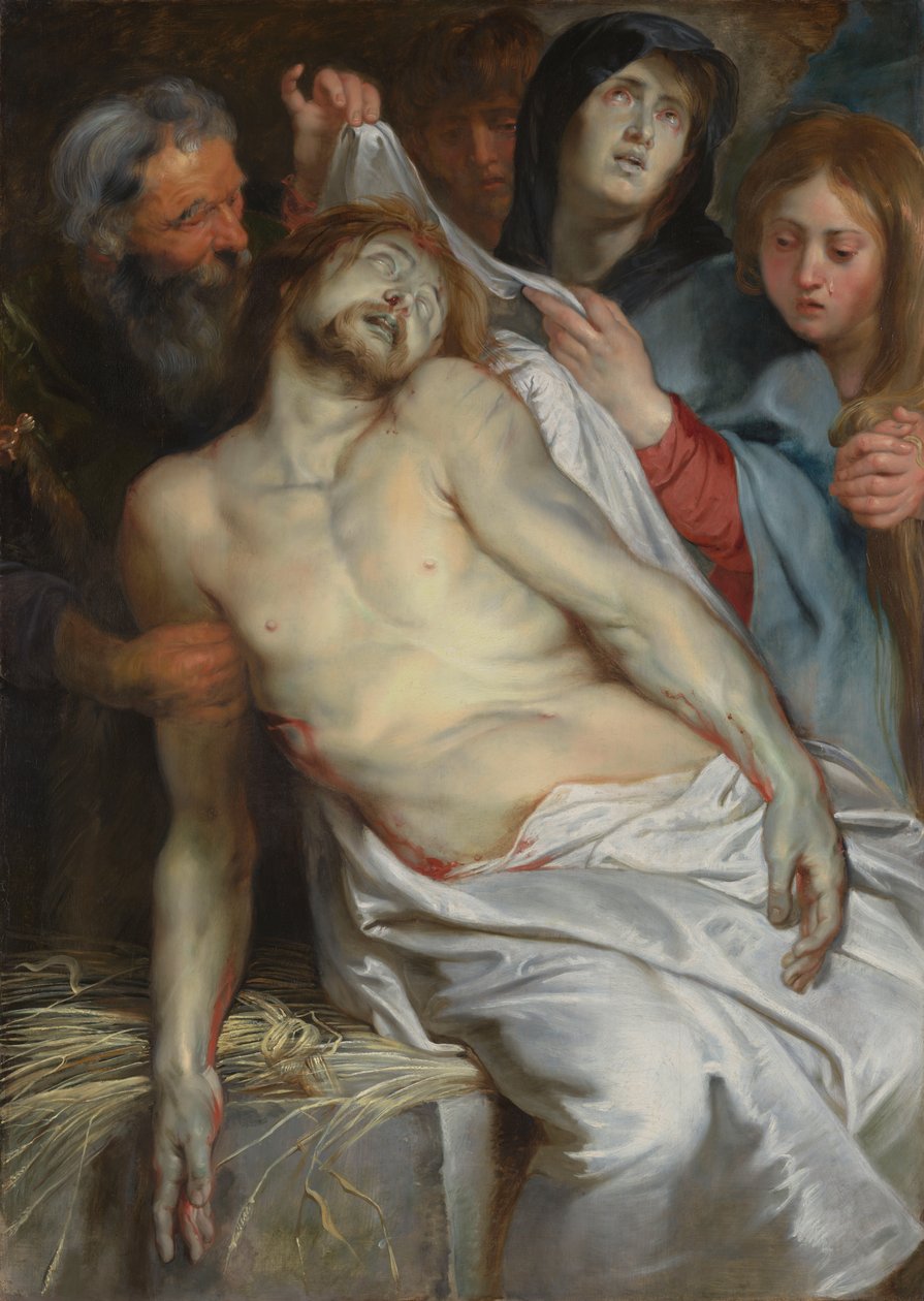 Kristus på halmen av Peter Paul Rubens