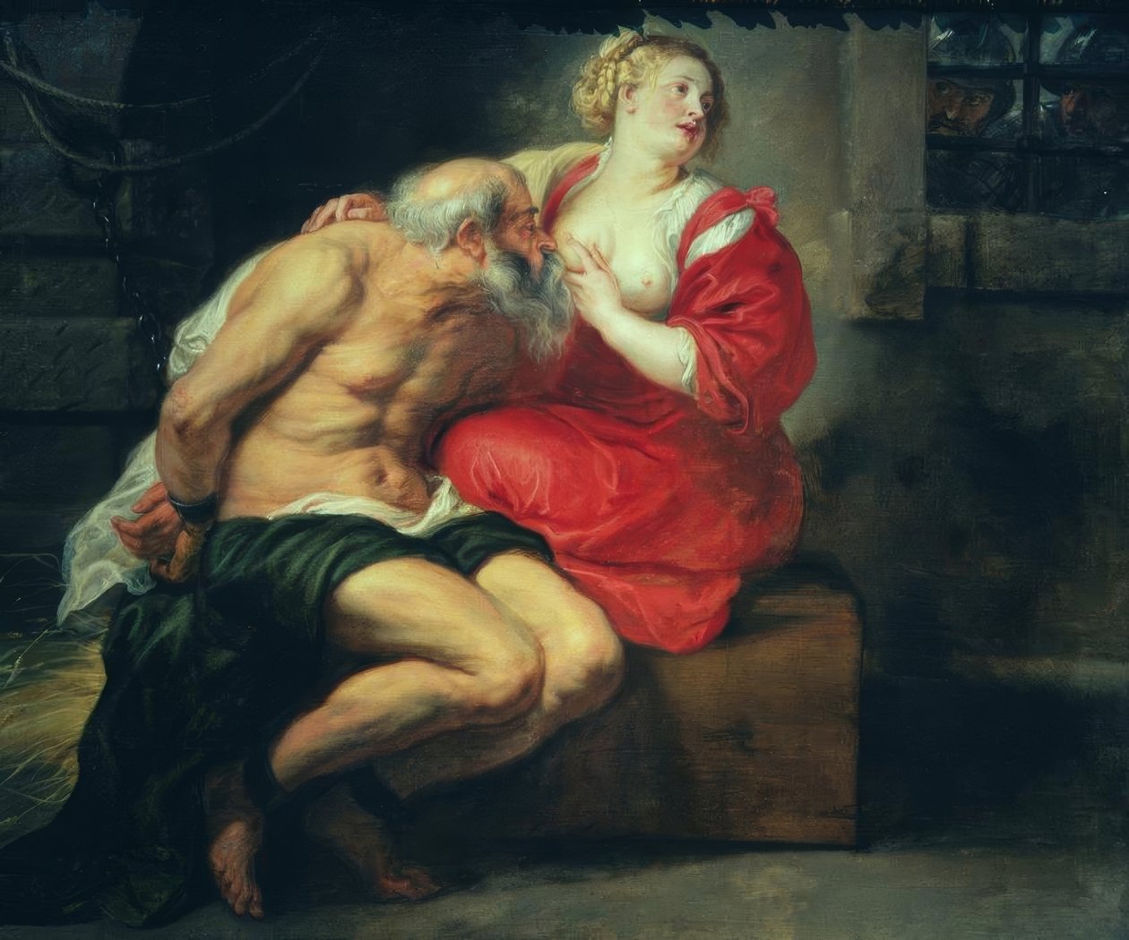 Cimon och Pero av Peter Paul Rubens