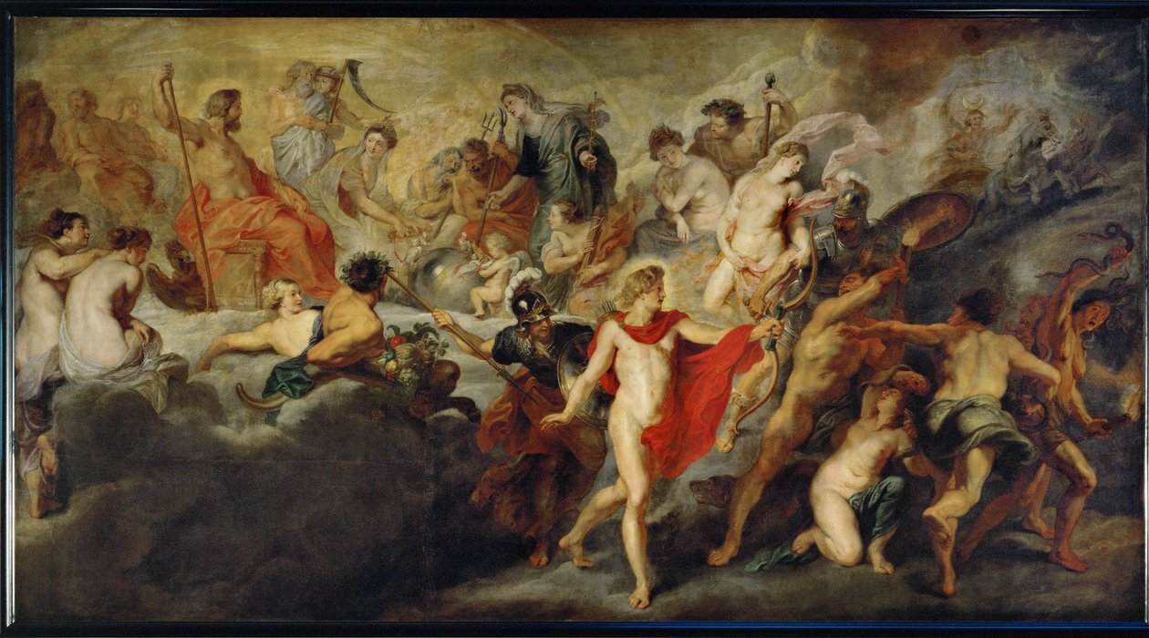 Gudarnas råd om de spanska äktenskapen av Peter Paul Rubens