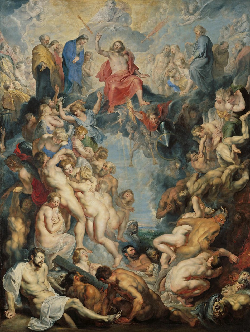 Den stora yttersta domen av Peter Paul Rubens