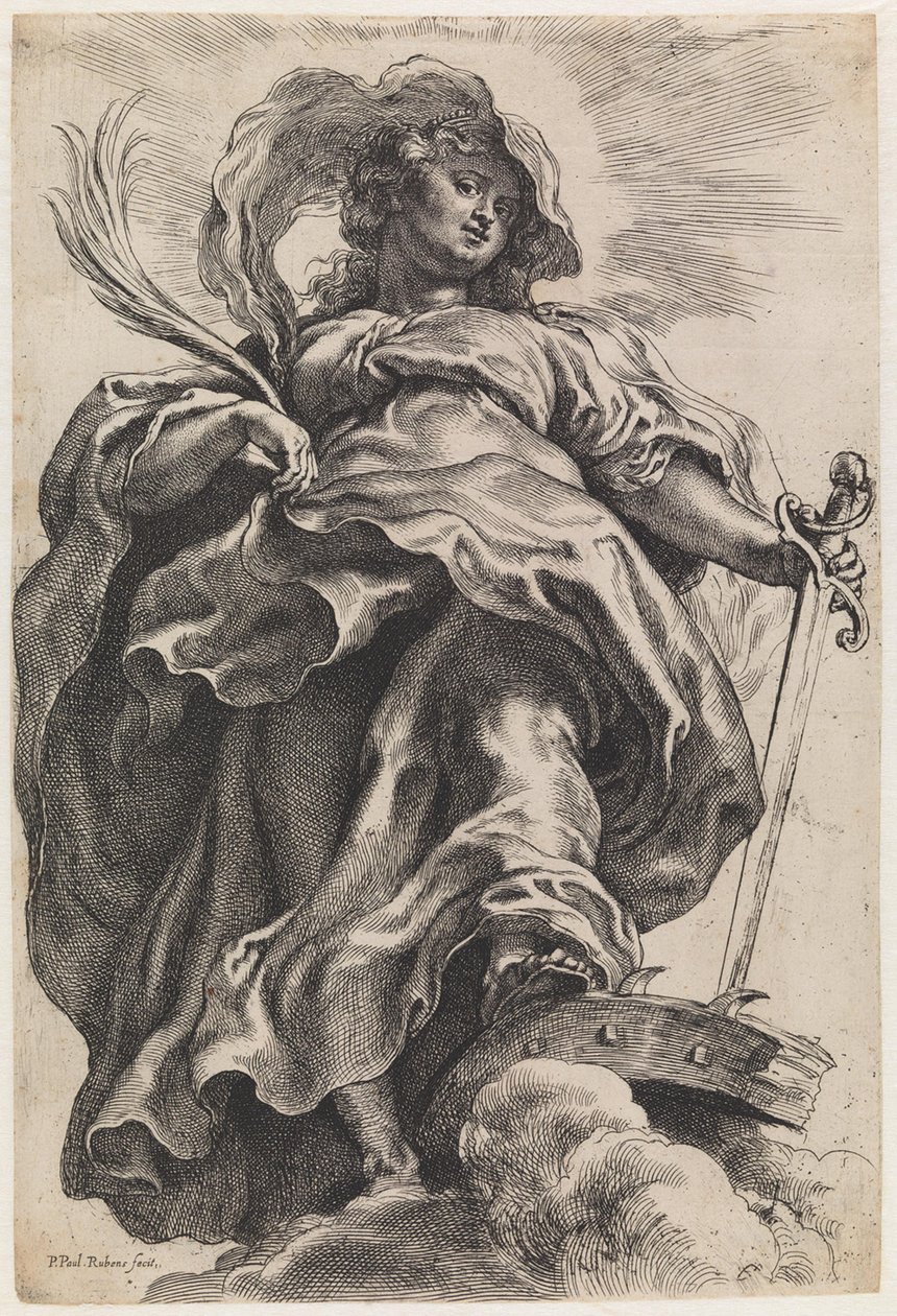 Den heliga Katarina av Peter Paul Rubens