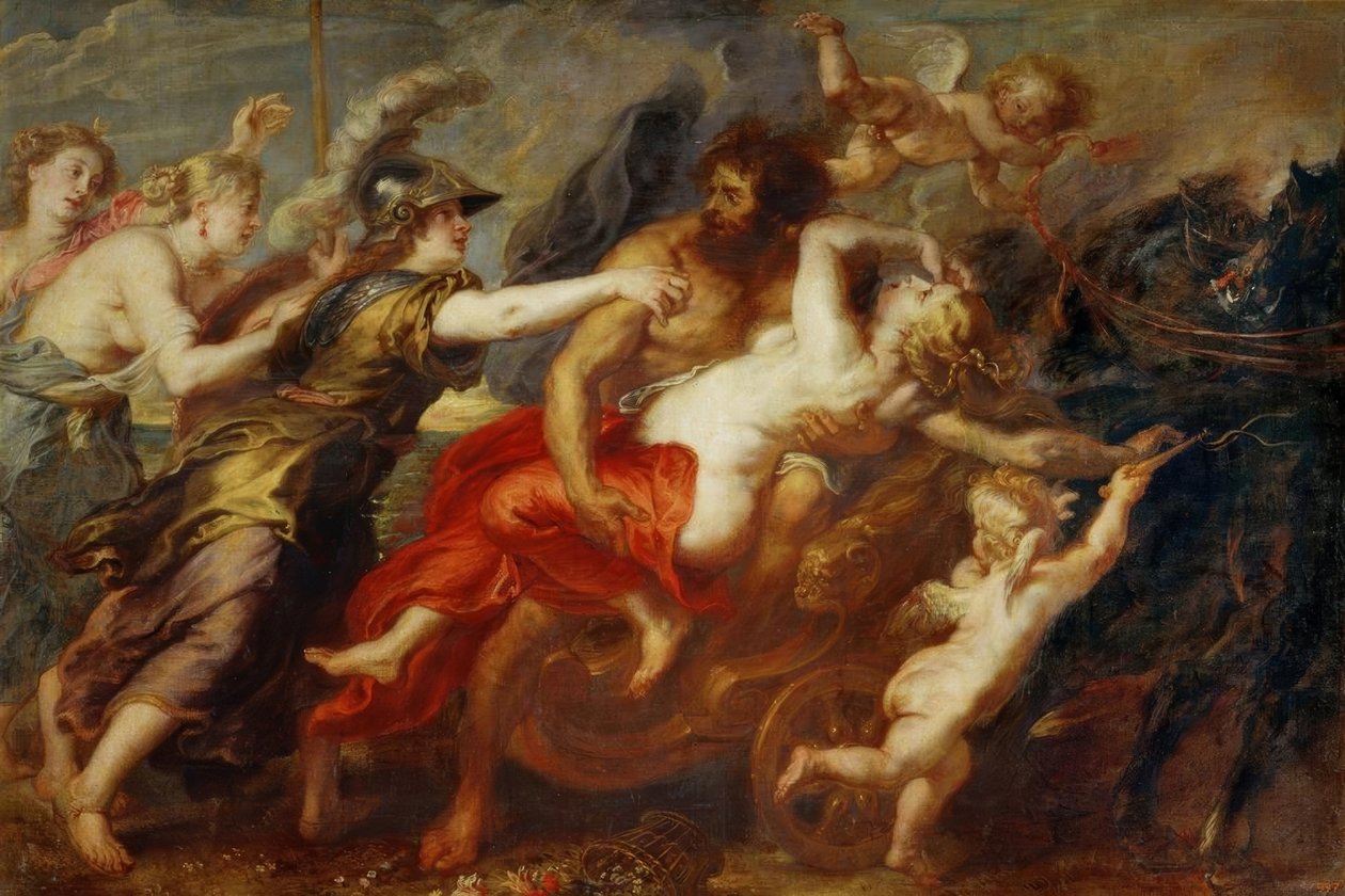 Våldtäkten av Proserpin av Peter Paul Rubens