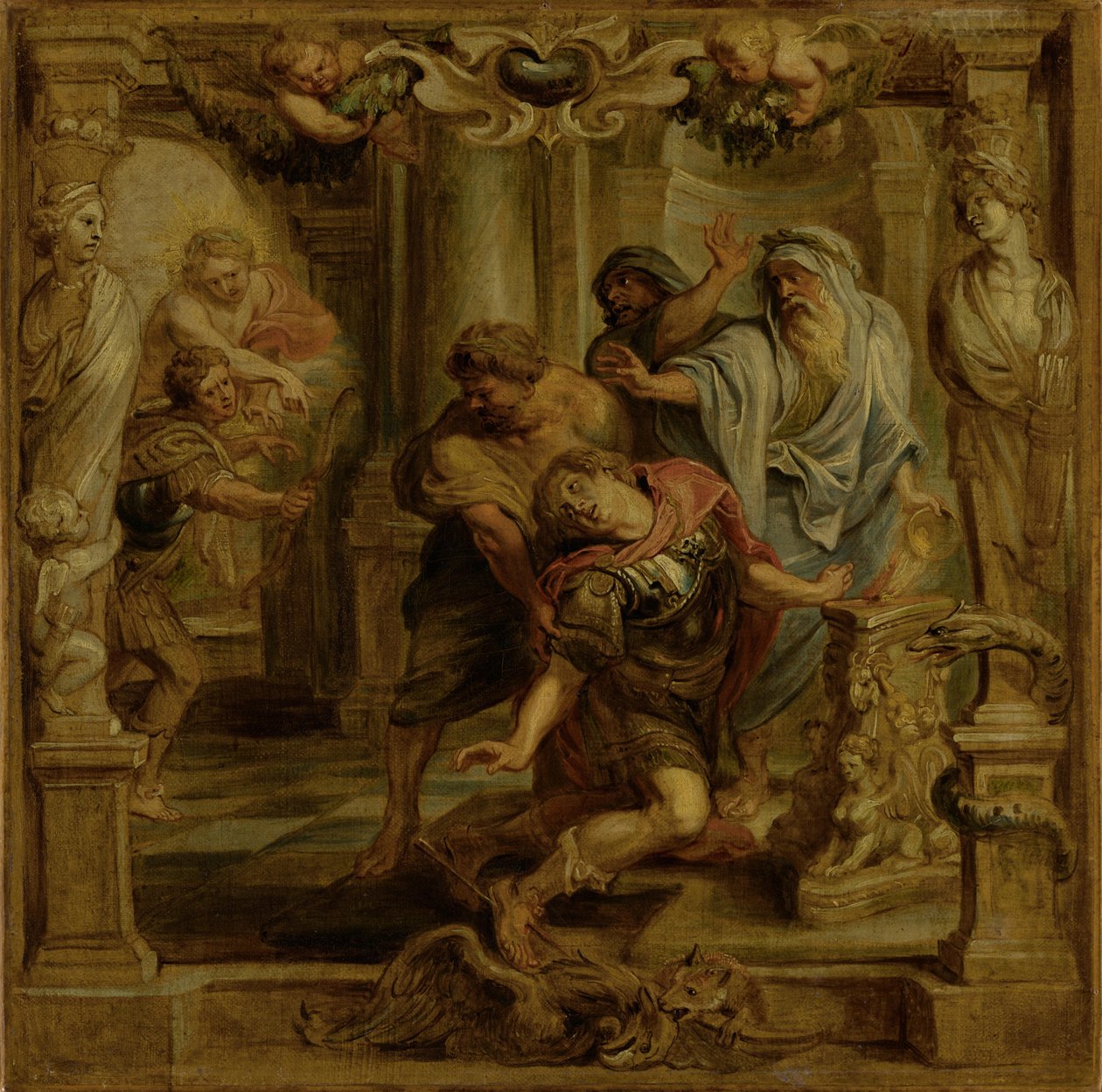 Akilles död av Peter Paul Rubens