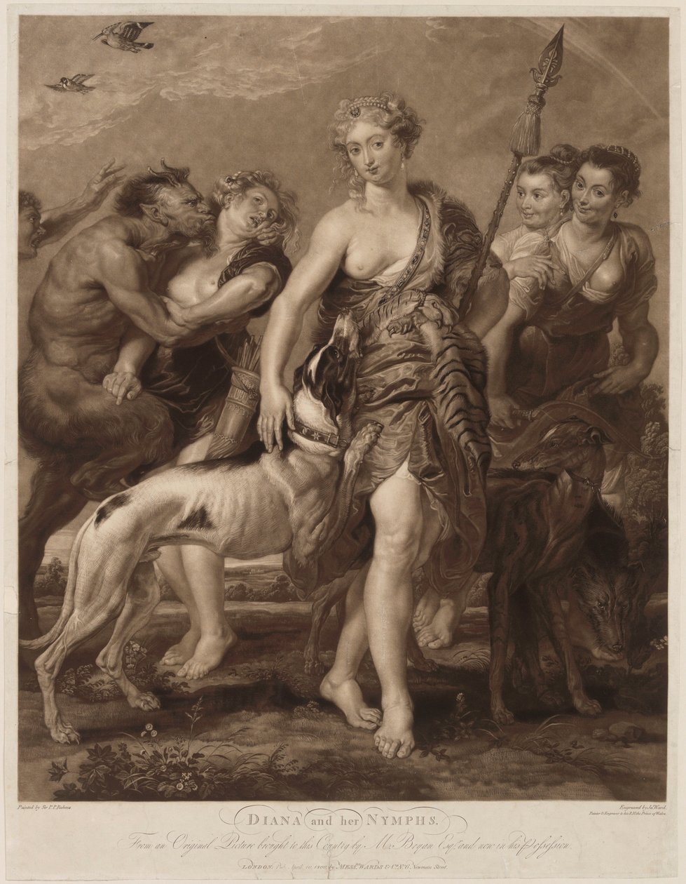Diana på jakt av Peter Paul Rubens
