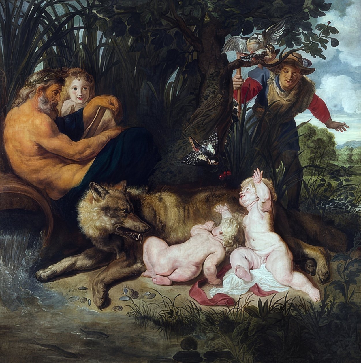 Hitta Romulus och Remus. 1612 av Peter Paul Rubens