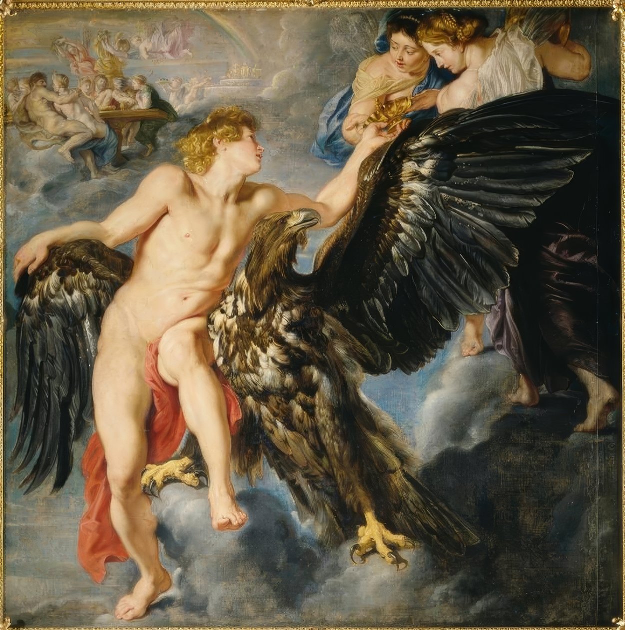 Kidnappningen av Ganymedes av Peter Paul Rubens
