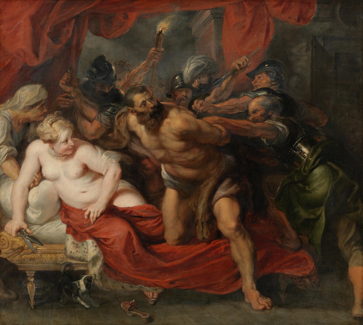 Simsons tillfångatagande av Peter Paul Rubens