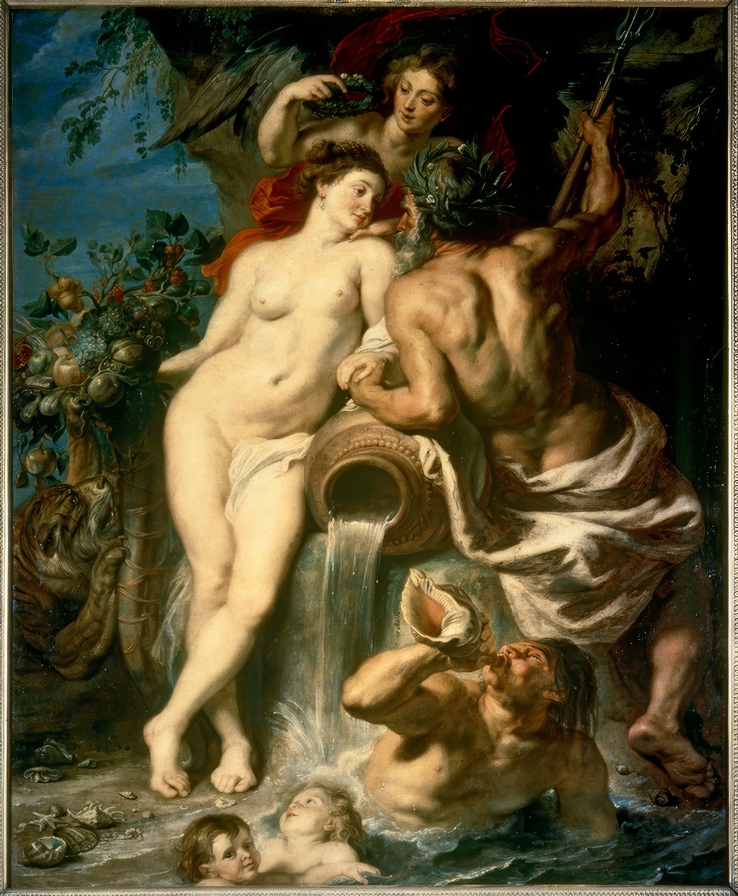 Sambandet mellan vatten och jord av Peter Paul Rubens