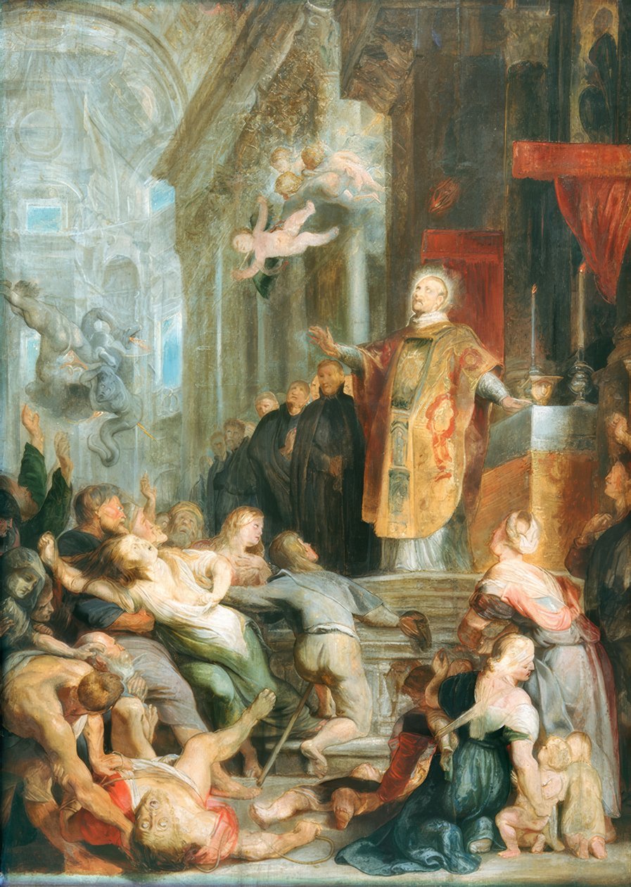 Miraklerna av den helige Ignatius av Loyola av Peter Paul Rubens