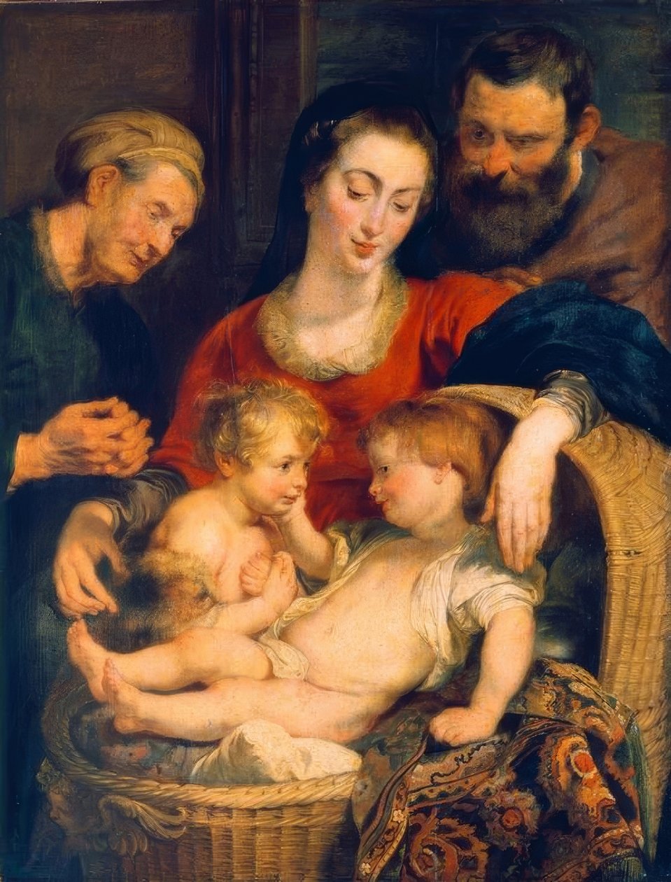Den heliga familjen av Peter Paul Rubens
