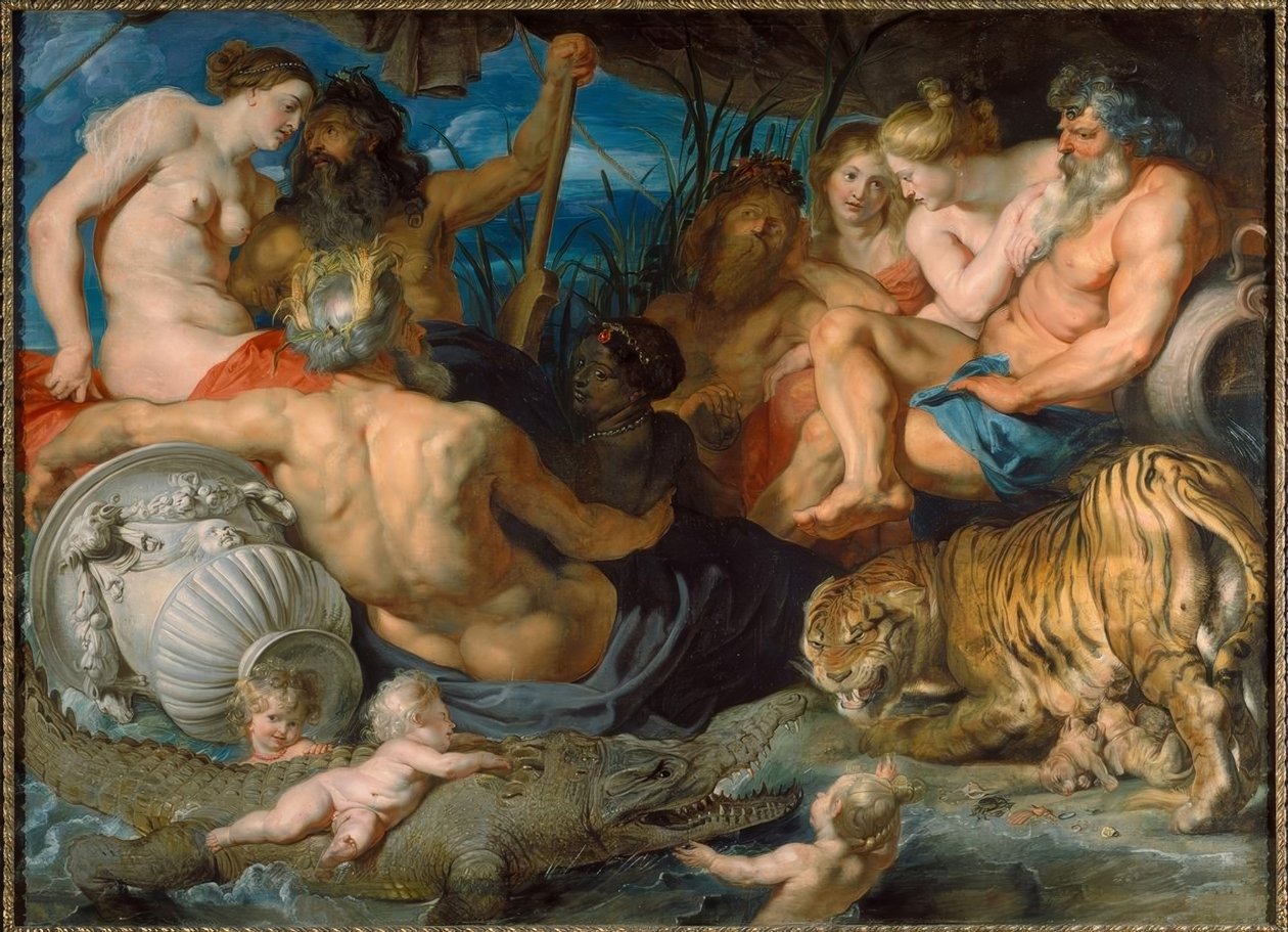 De fyra delarna av världen av Peter Paul Rubens