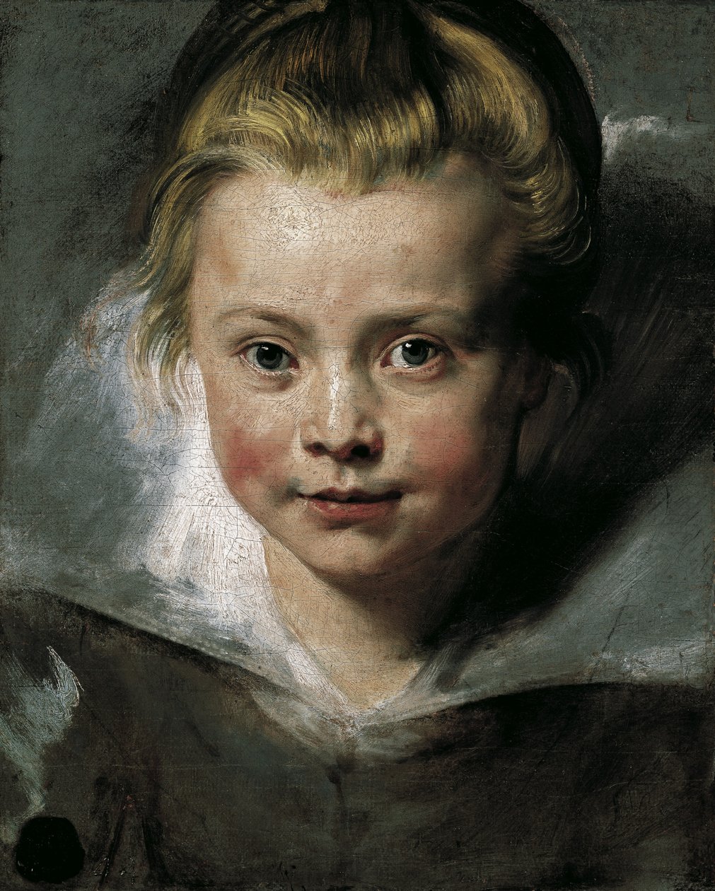 Nederländska: Portret van Clara Serena Rubens (1611-1623) Porträtt av Clara Serena Rubens, konstnärens dotter av Peter Paul Rubens