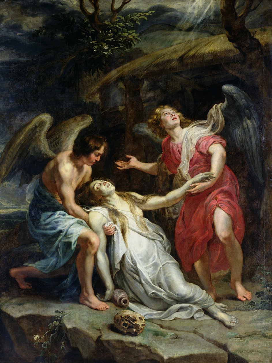 Ecstasy of Mary Magdalene, ca 1619-20 (olja på duk) av Peter Paul Rubens