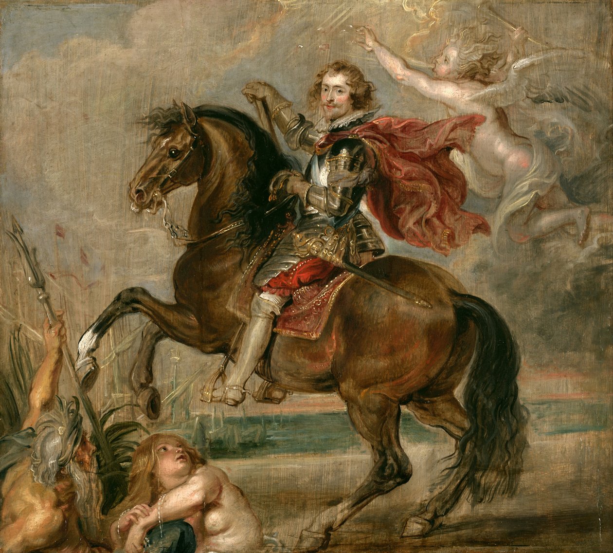 Ridsporträtt av hertigen av Buckingham av Peter Paul Rubens