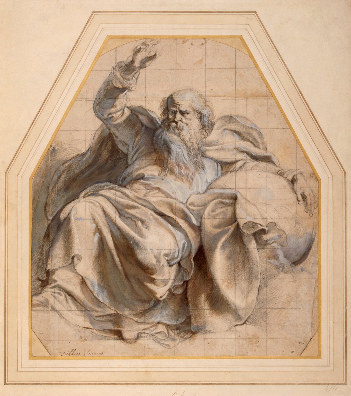 Gud Fadern, c1628-29. av Peter Paul Rubens