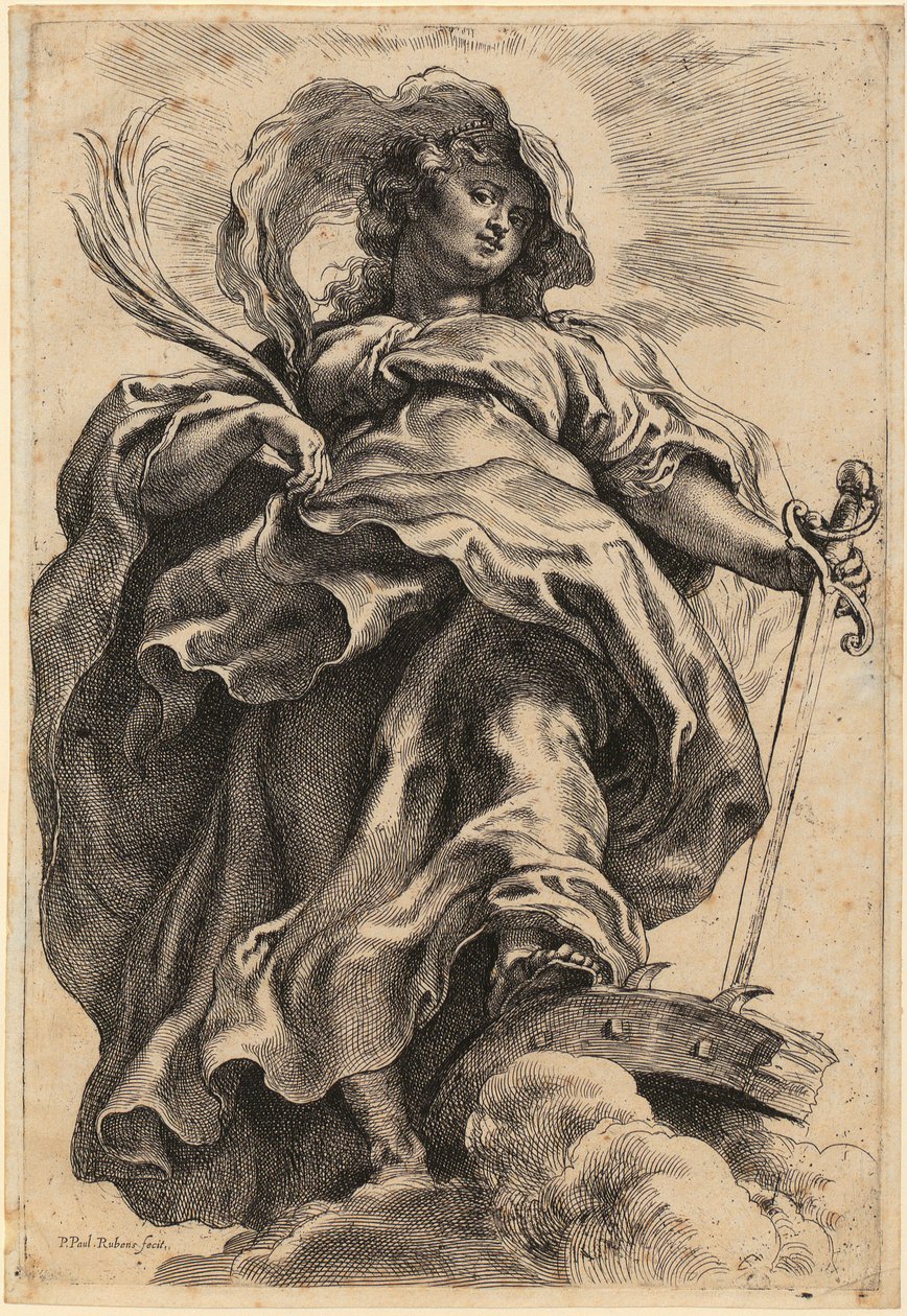 Heliga Katarina av Peter Paul Rubens