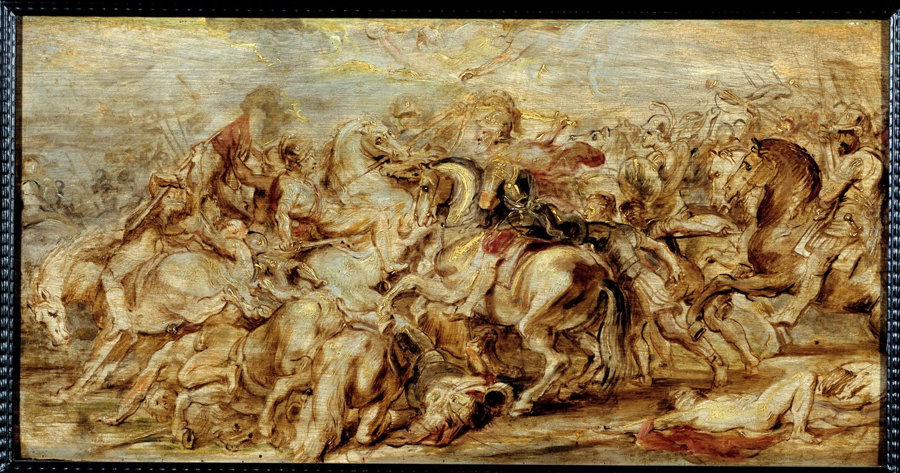 Henrik IV har slaget vid Ivry av Peter Paul Rubens
