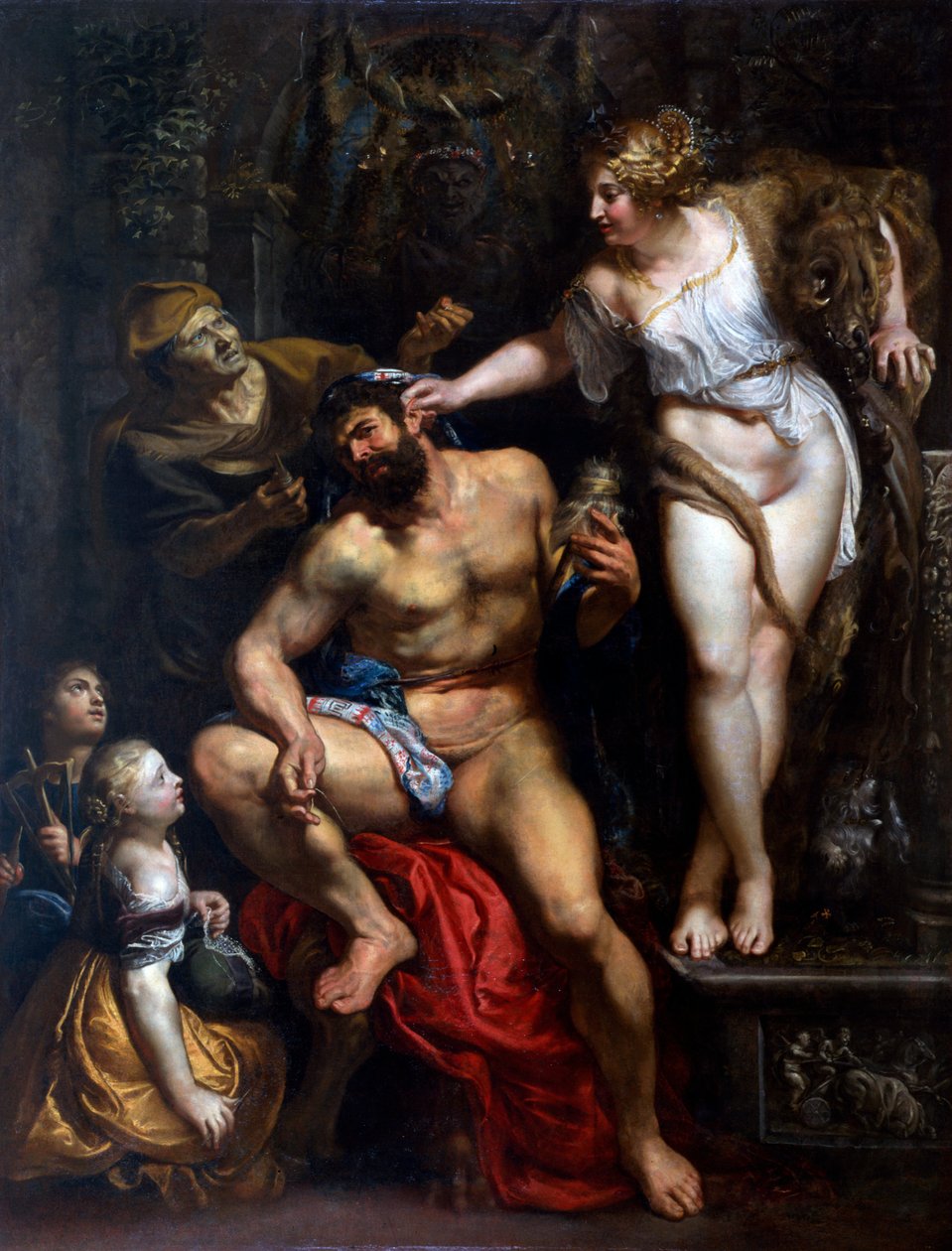 Hercules och Omphale, 1606 av Peter Paul Rubens