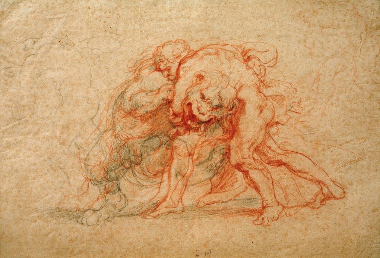 Herkules och det Nemeiska lejonet av Peter Paul Rubens