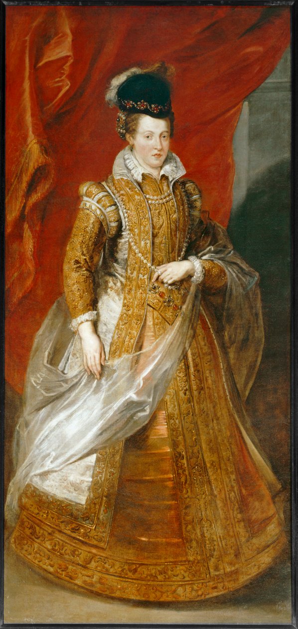 Johanna av Österrike, storhertiginna av Toscana (målning på duk) av Peter Paul Rubens