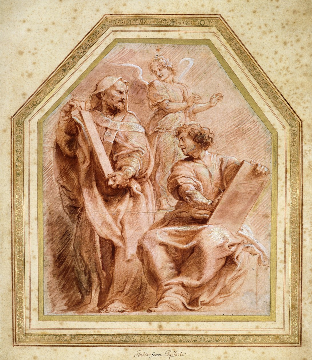 Jeremia dikterar Guds ord till Baruch, Nerias son av Peter Paul Rubens