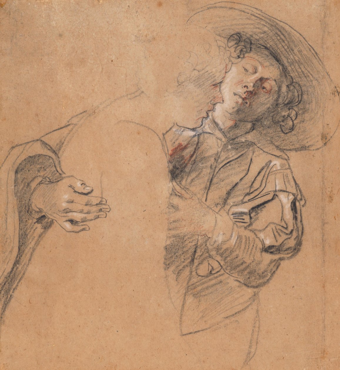 En ung man som omfamnar en ung kvinna av Peter Paul Rubens