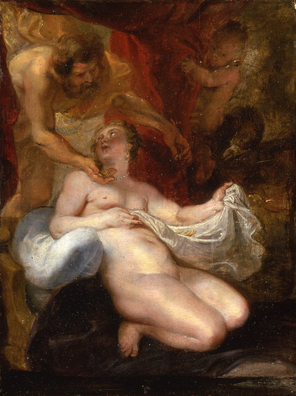 Jupiter och Danae av Peter Paul Rubens