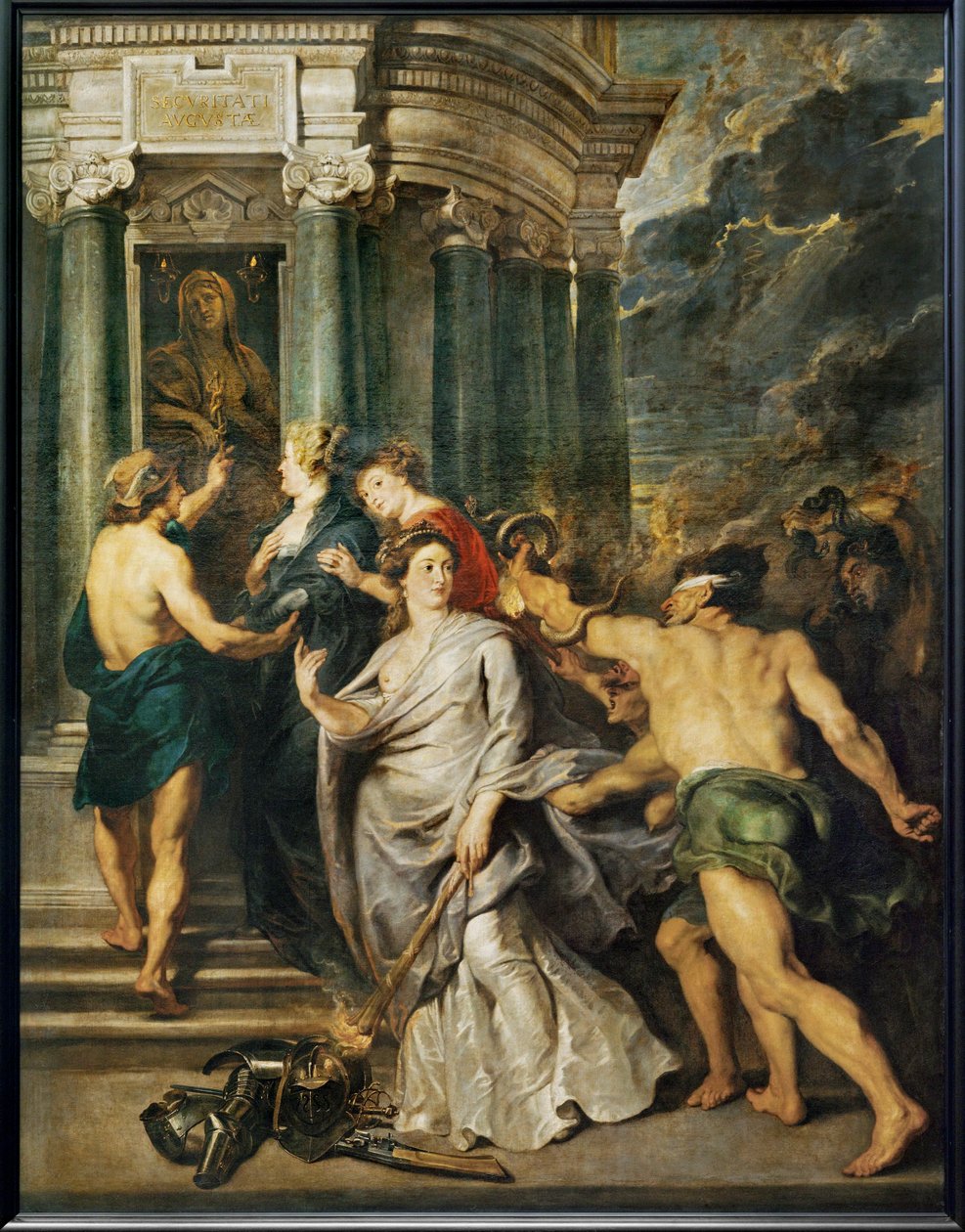The Peace Conclusion (målning på duk) av Peter Paul Rubens