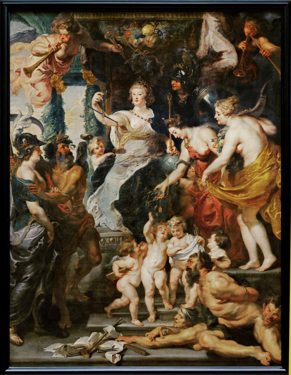 La félicité de la Regence av Peter Paul Rubens