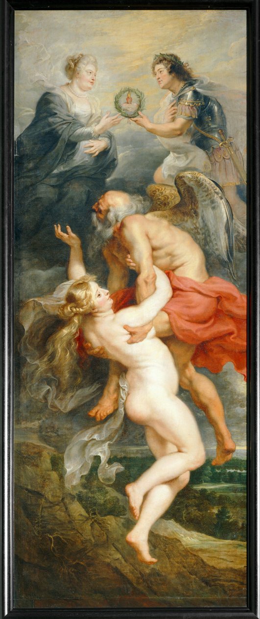 Le Triomphe de la verite, ou La parfaite et sincère union de la reine-mère et de son fils ... av Peter Paul Rubens