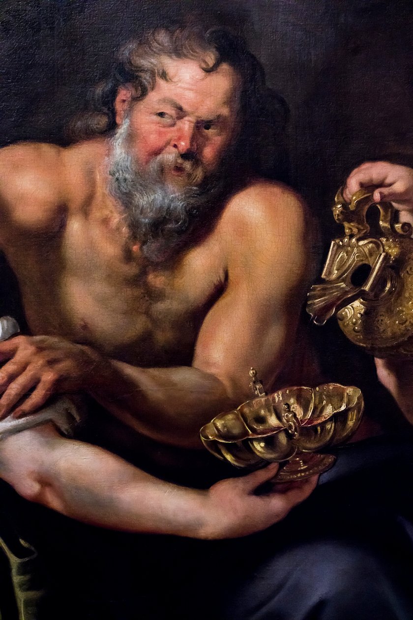 Lot och hans döttrar, ca 1610 (Olja på duk) av Peter Paul Rubens