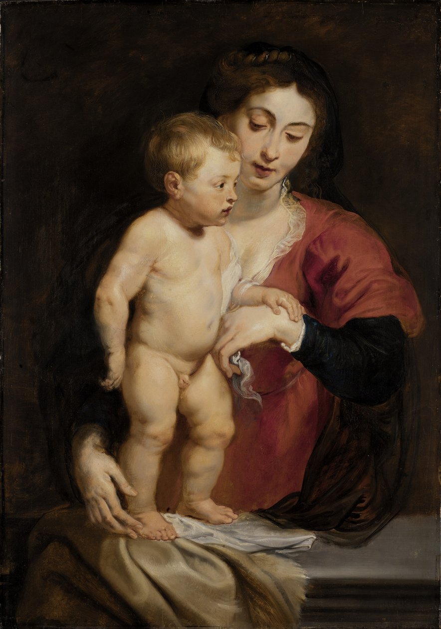 Madonna med barn av Peter Paul Rubens