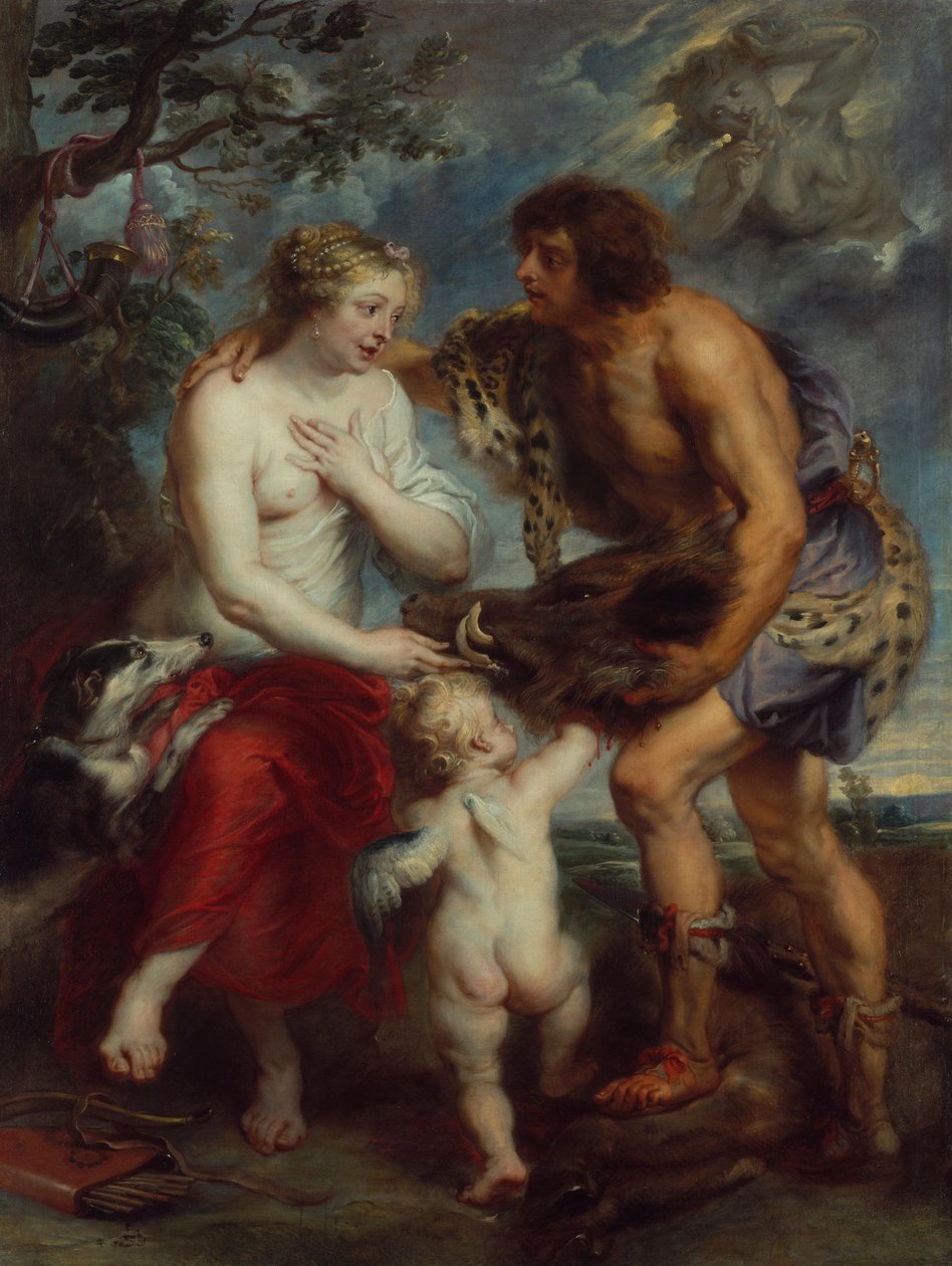 Meleagros och Atalanta av Peter Paul Rubens
