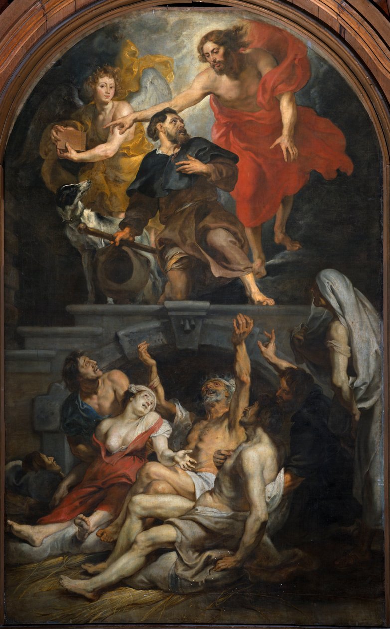 Församlingskyrka (Saint Martins församlingskyrka). Målning. Peter Paul Rubens. av Peter Paul Rubens