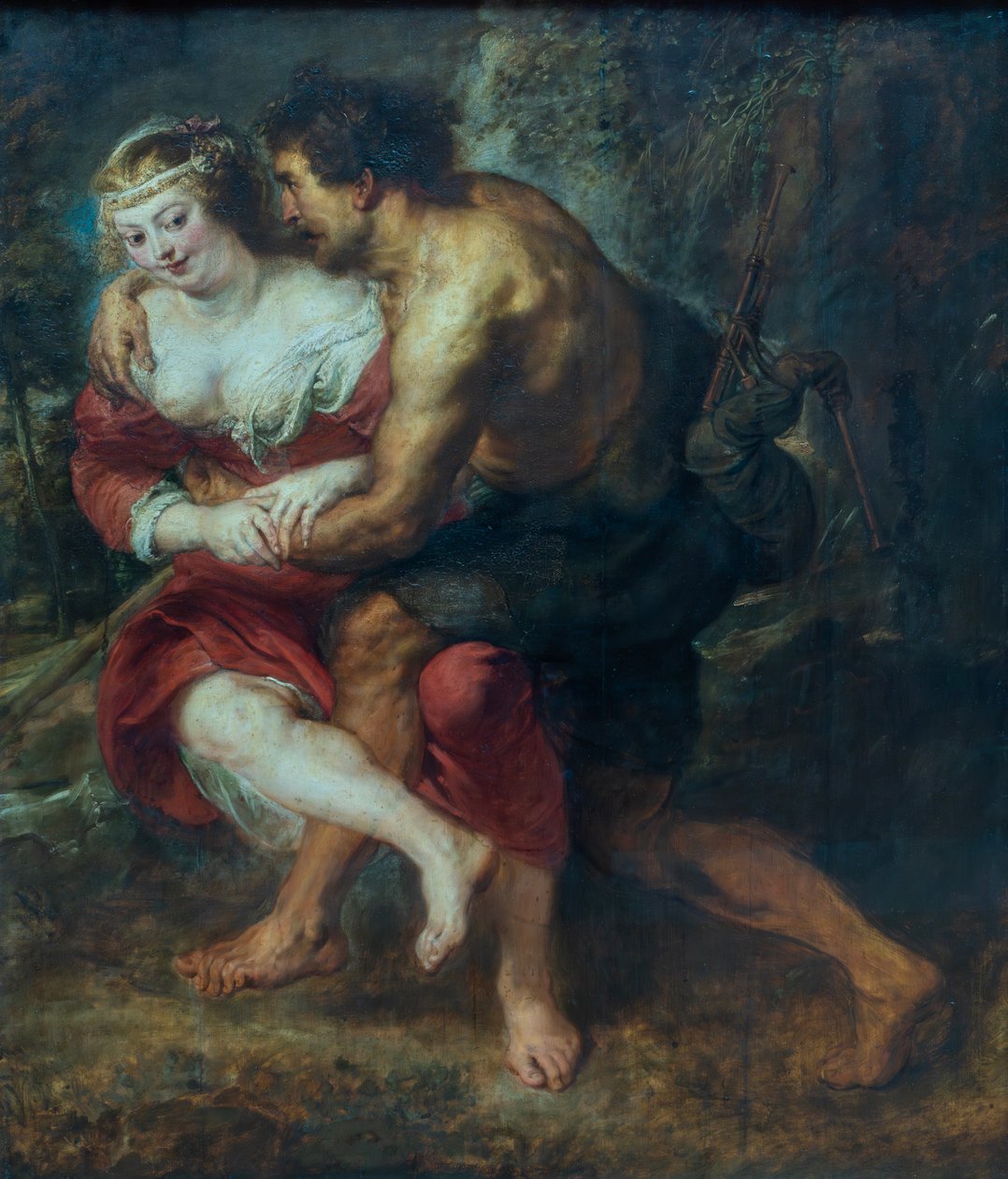 Pastoral scen (Corydon och Silvia) av Peter Paul Rubens