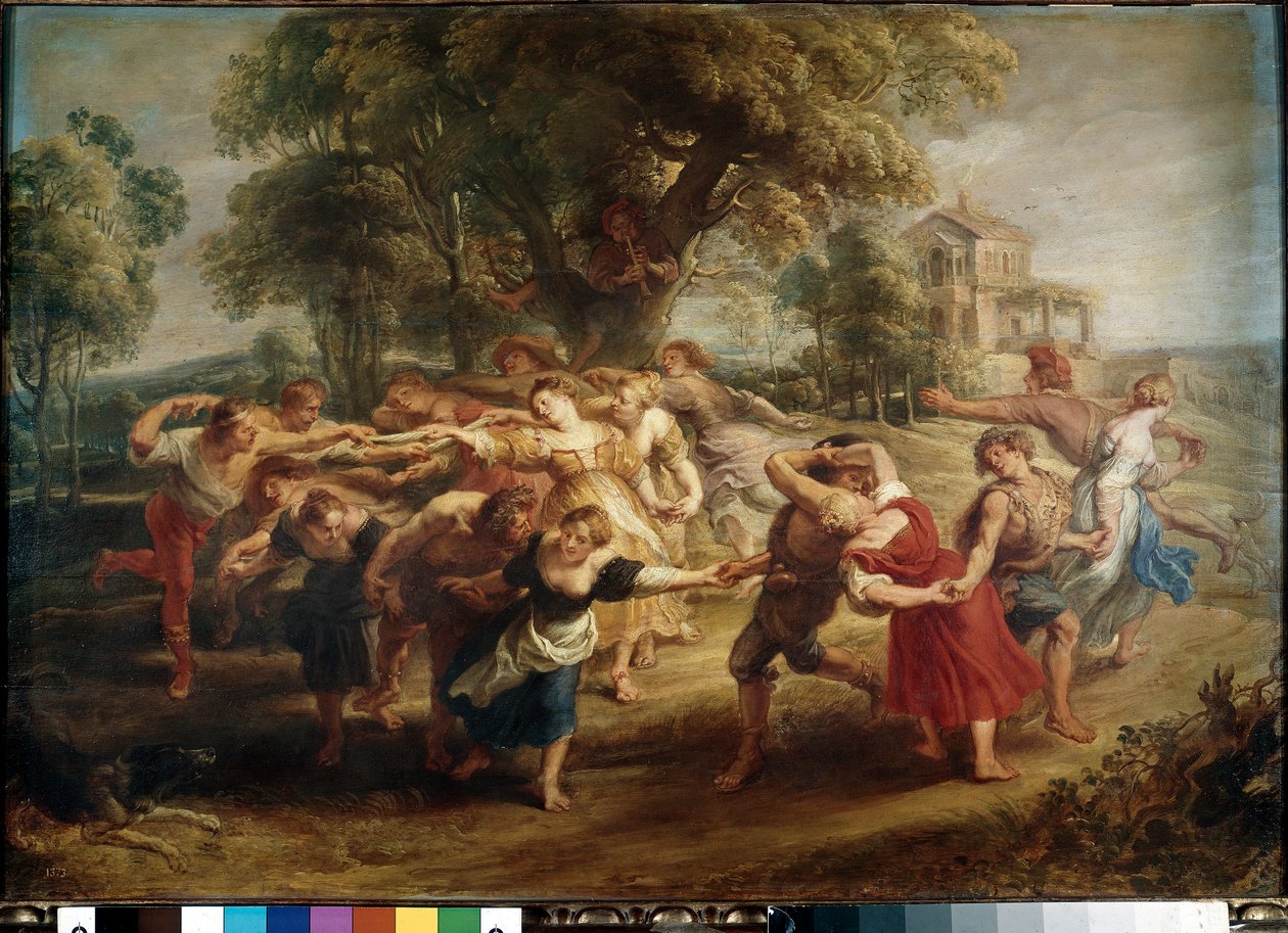 Bonddans (olja på duk av Peter Paul Rubens