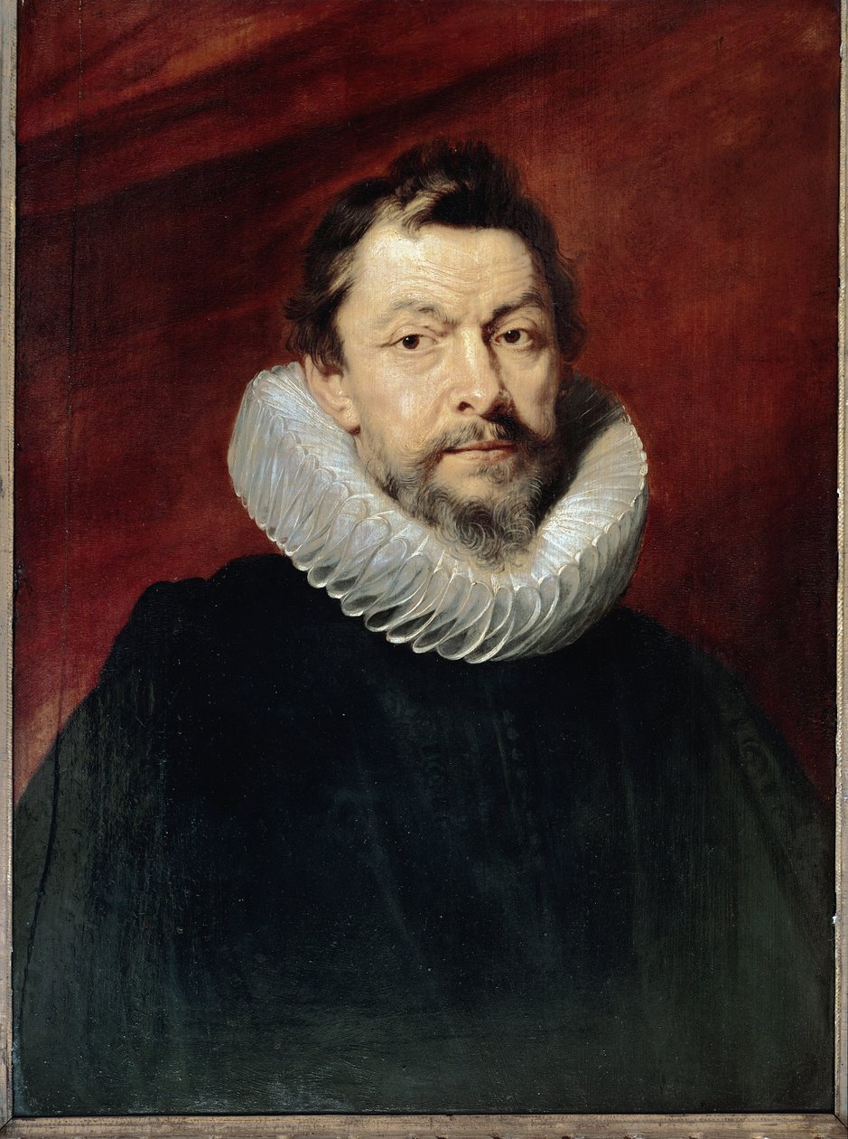 Porträtt av baron Henri de Vicq, Nederländernas ambassadör vid det franska hovet (olja på trä, ca 1625) av Peter Paul Rubens