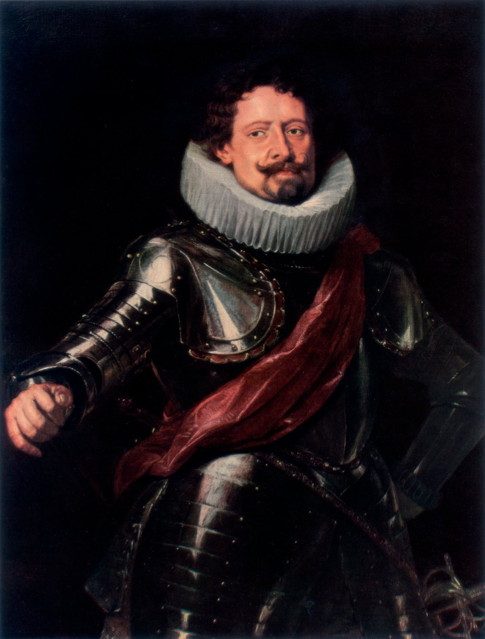 Porträtt av Don Diego Messia, Marques de Leganés, 1927 av Peter Paul Rubens